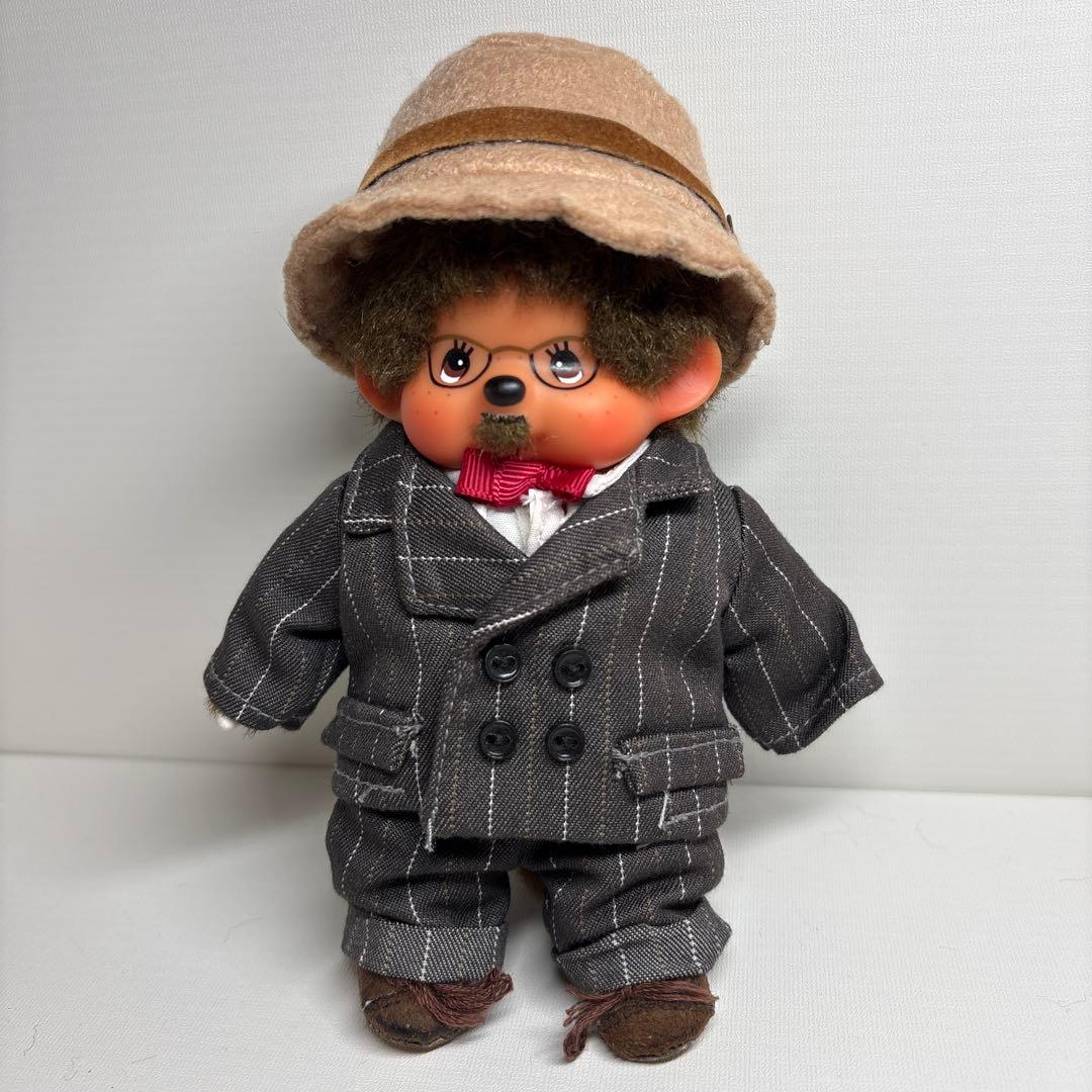昭和 モンチッチ 社長 SSサイズ 15cm monchhichi 546