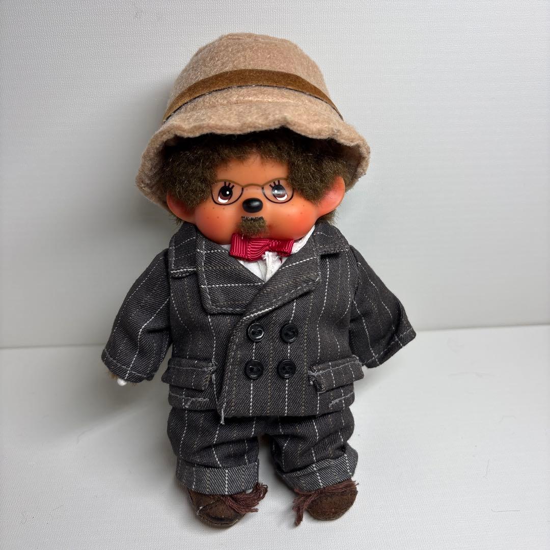 昭和 モンチッチ 社長 SSサイズ 15cm monchhichi 546