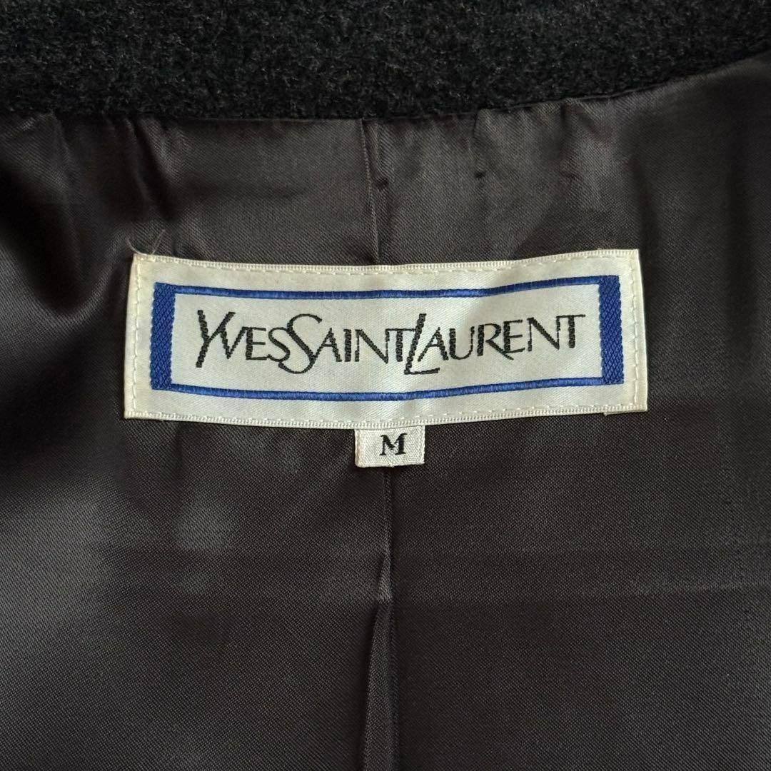 Yves Saint Laurent 金ボタン ロングコート ビンテージ フレア