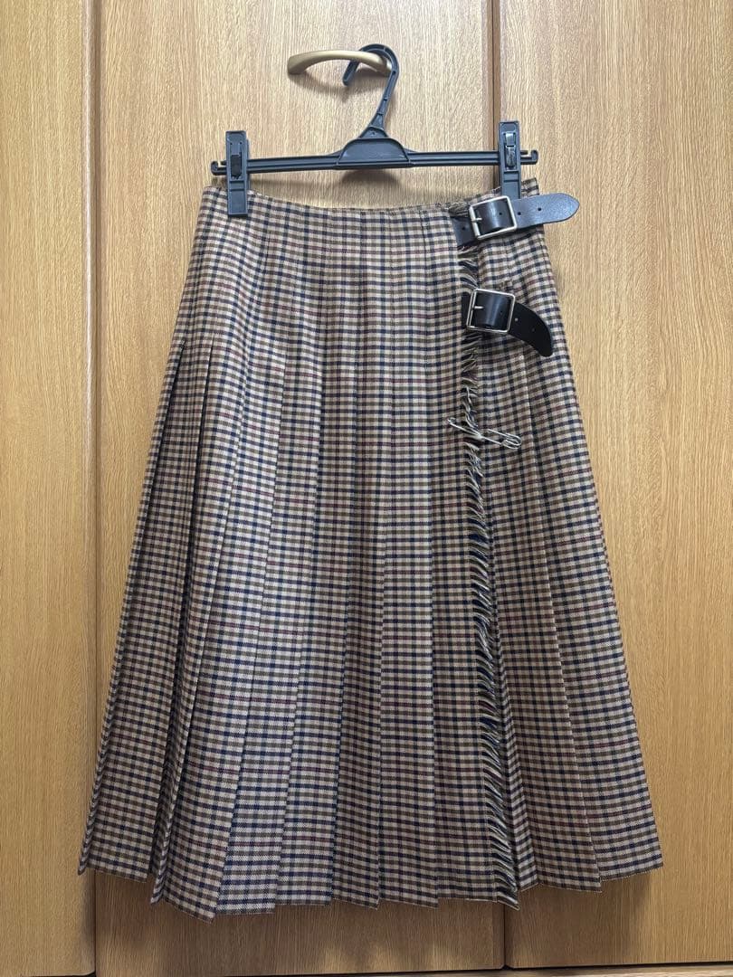 ＜O’NEIL OF DUBLIN＞キルト66 プリーツ スカート