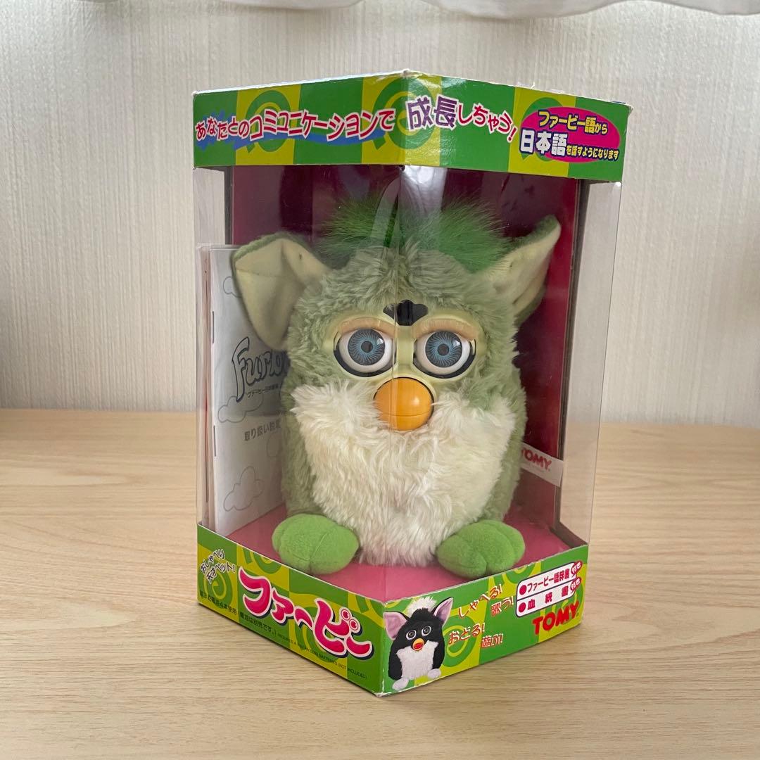 【動作確認済】 Furby 初代 ファービー グリーン 緑