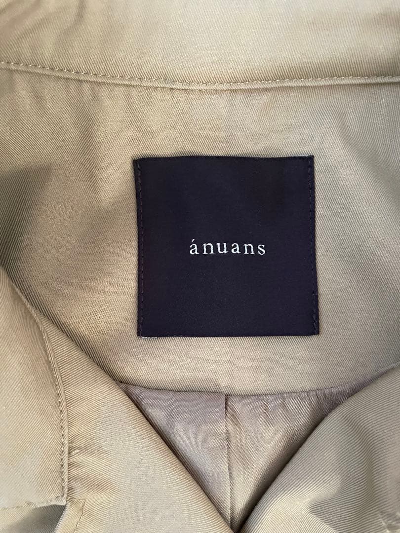 ánuans ハーフオーバートレンチコート