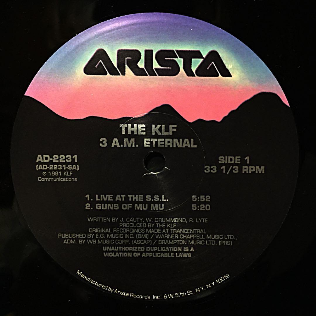 3.A.M. ETERNAL(LIVE AT THE S.S.L.)／KLF