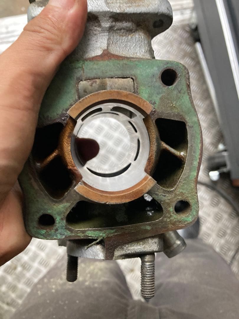 実働 NSR50 前期 純正 シリンダー NS50F NS-1めちゃキレイ
