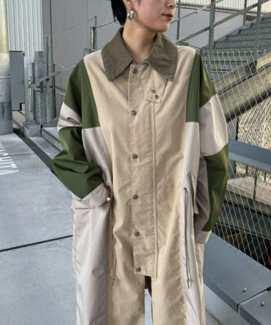etsinta リメイクロングワークコート