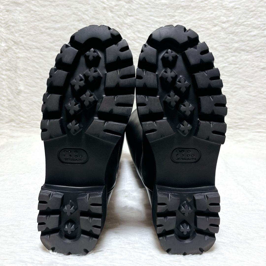 【極美品】カミナンド CAMINANDO ロングブーツ 8 黒 25cm 厚底