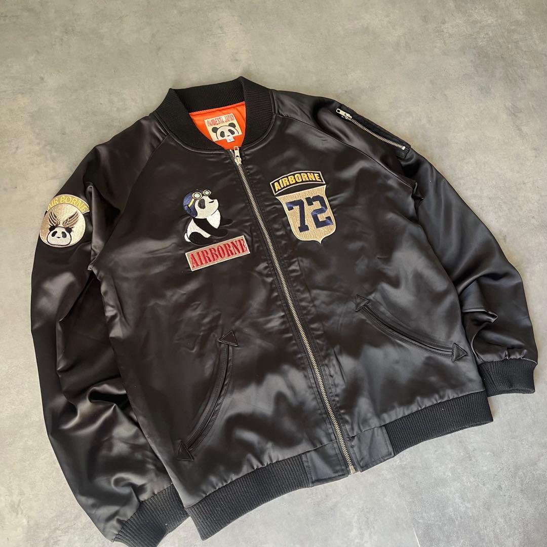 【美品】PANDIESTA MA-1 フライトジャケットL スカジャン　ブラック