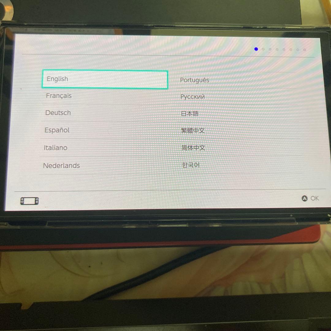 Nintendo Switch 有機ELモデル 本体セット　初期化済　プロコン付