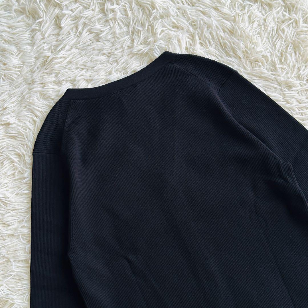 【タグ付き新品】EVERYDAY I LIKE. RIB Vネック カーディガン