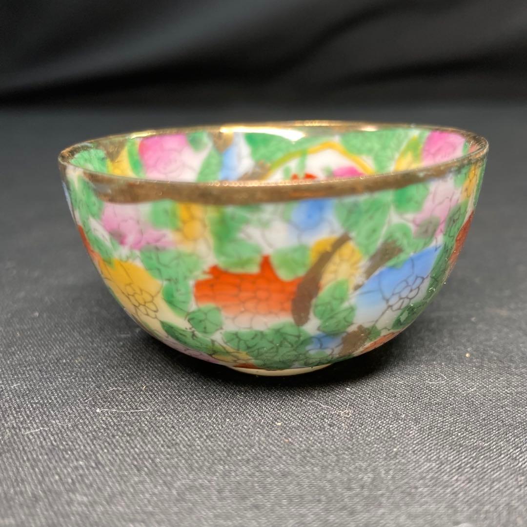 《景徳鎮》十二支蒔絵 盃 金彩 お猪口 12揃