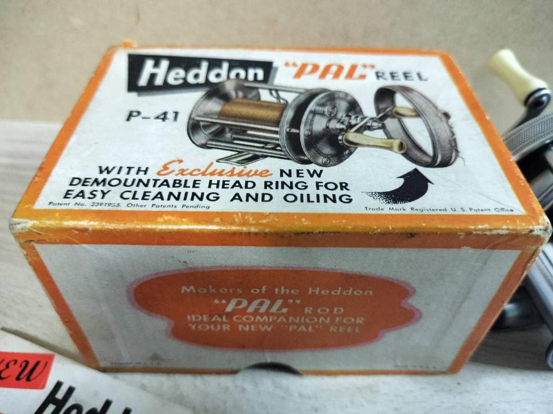 HEDDON PAL P-41 ダイレクトリール　美品　箱付　 当時物
