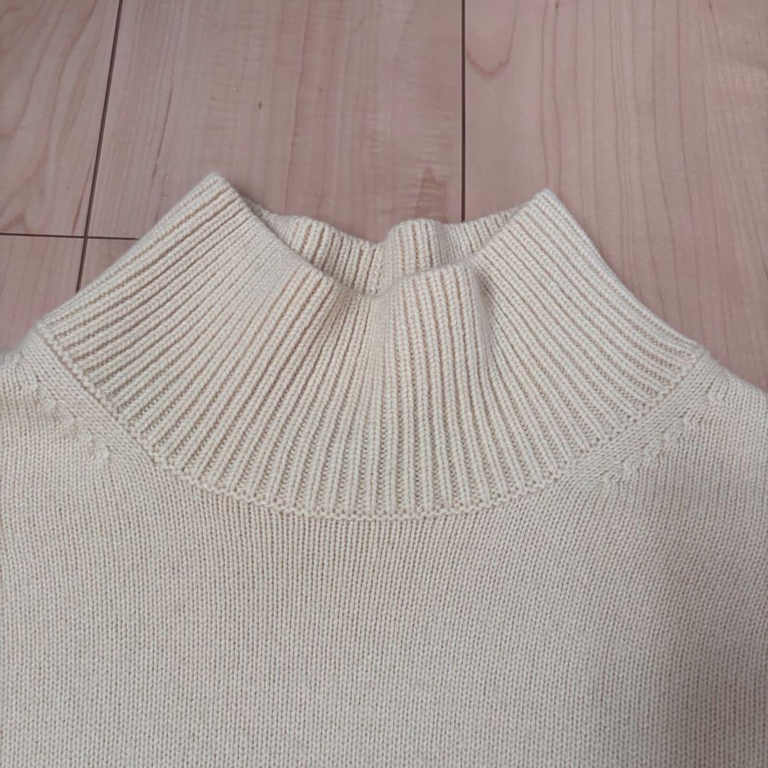 完売　23区　【CLASSY掲載】ウールカシミヤブレンド スタンドネックニット