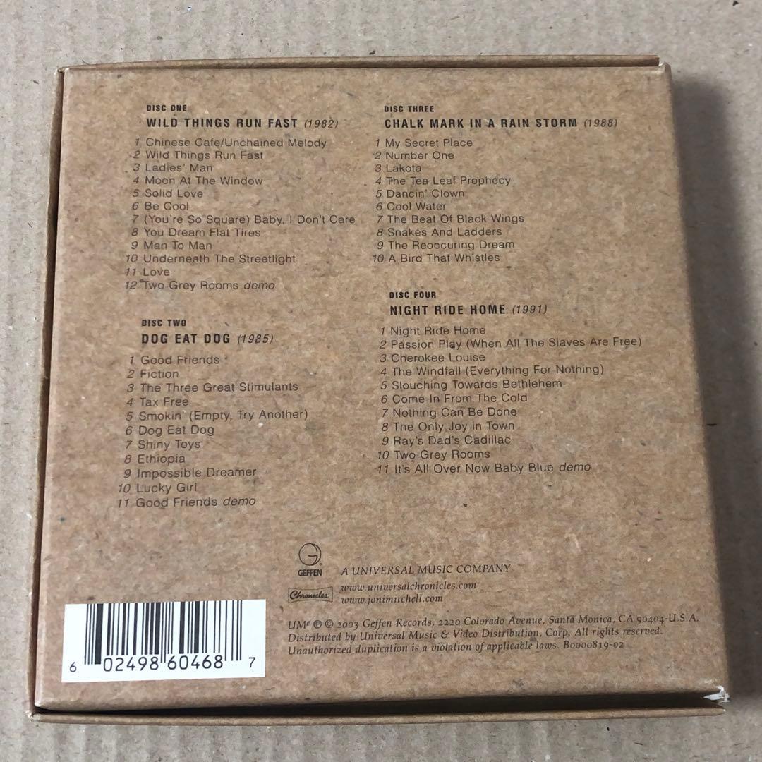 4CD 紙ジャケ コンプリート・ゲフィン・レコーディングス ジョニ・ミッチェル