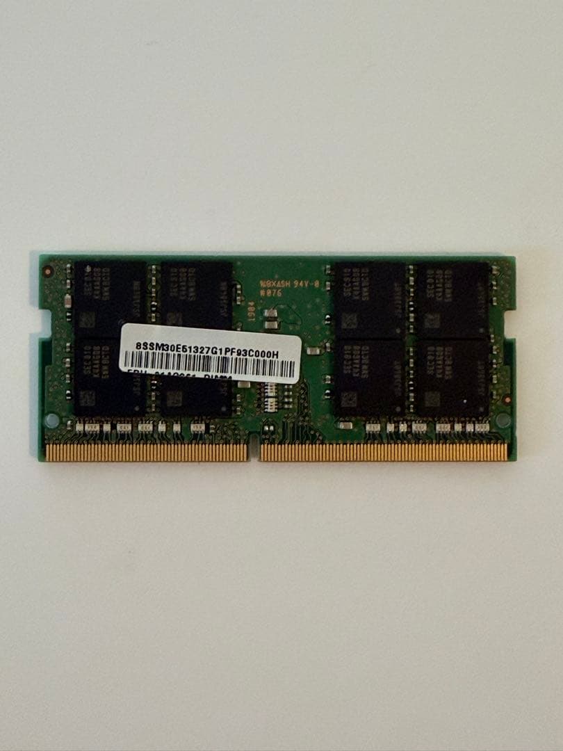 Samsung 32GB DDR4 2666 SO-DIMMメモリ