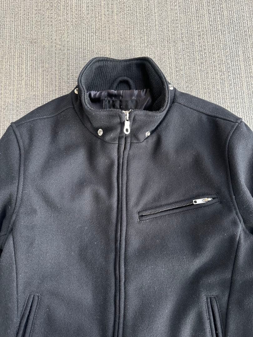 ジャケット・アウター high neck wool bomber jacket