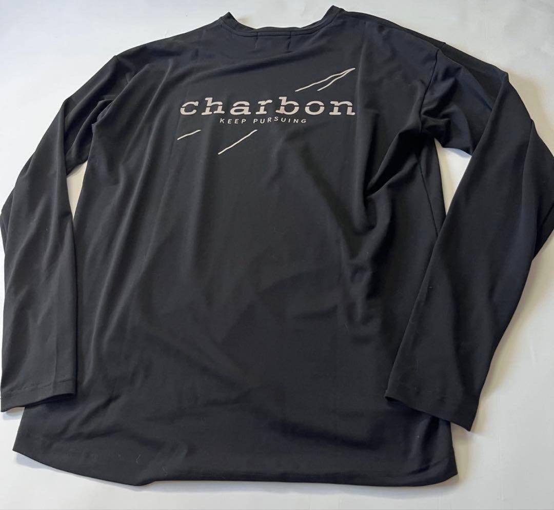 シャルボン 長袖　ブラック ロンt ロング tシャツ XL charbon