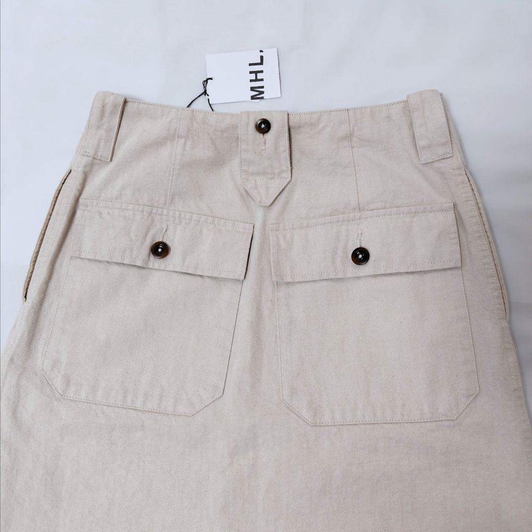 未使用 MHL コットン デニム ラップ スカート マーガレットハウエル 新品