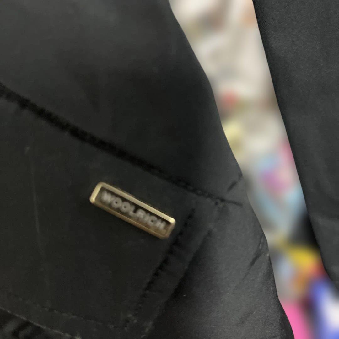WOOLRICH フード付きジャケット S 黒