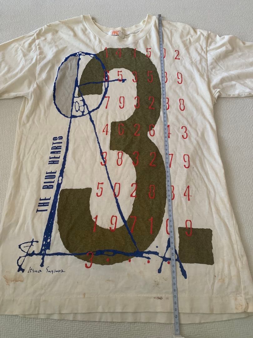 o*様 35年くらい前のTシャツ The Blue Hearts ブルーハーツ