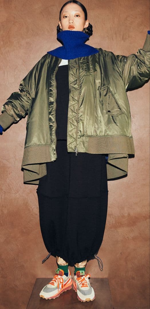 OMMO COCOON SWEAT SK ブラック　36