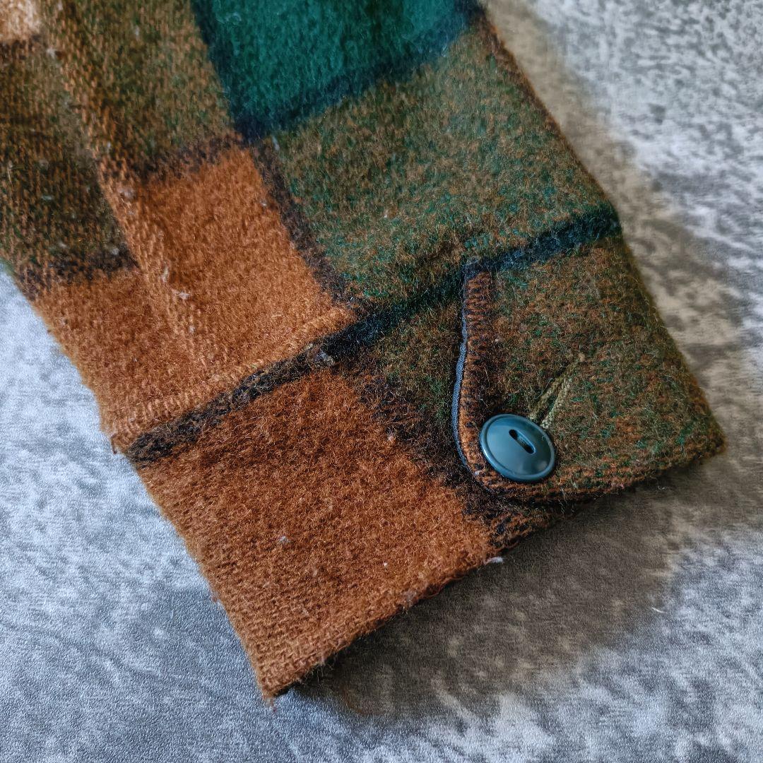 60s Woolrich チェック柄 ウール 短丈 ショート丈ブルゾン