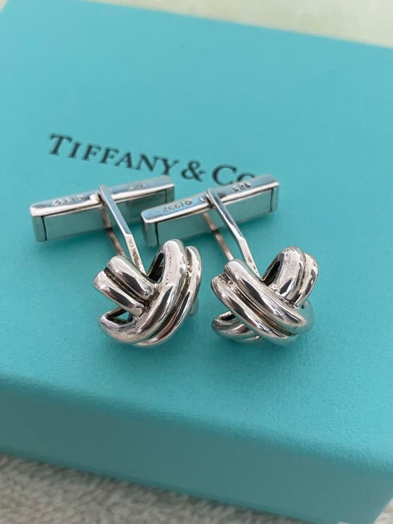 Tiffany & Co. ティファニー　スターリングシルバー カフリンクス