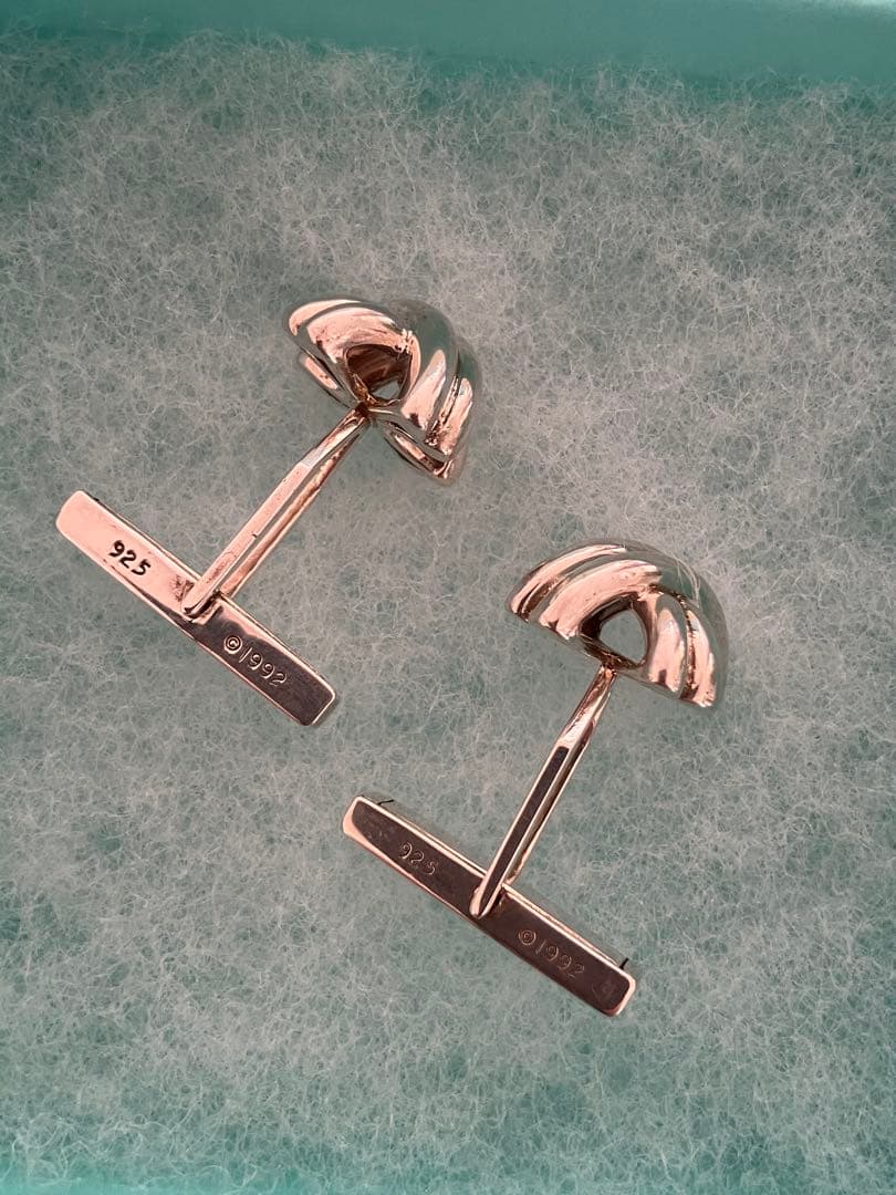 Tiffany & Co. ティファニー　スターリングシルバー カフリンクス