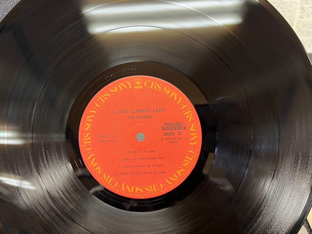 ザ・スクエア ラッキー・サマー・レディー 25AP1117 LP 1978年