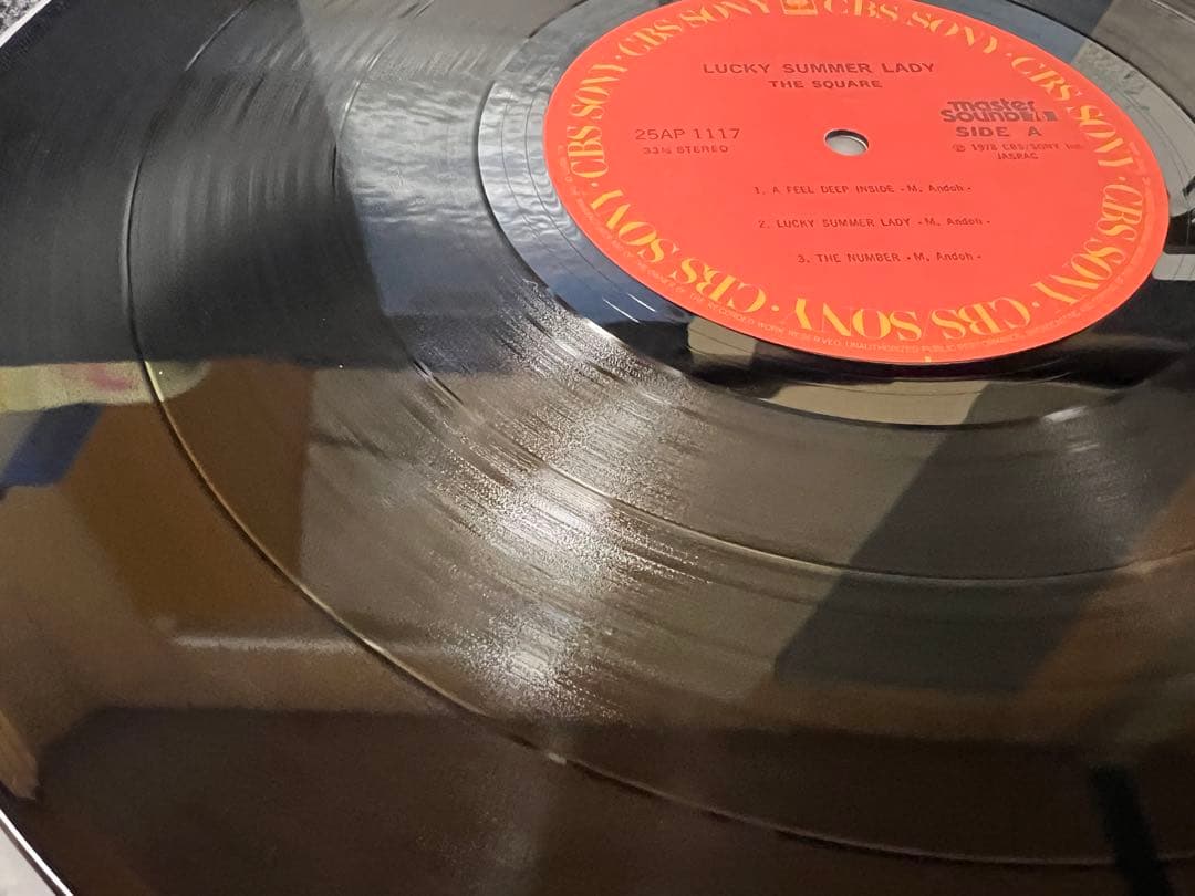 ザ・スクエア ラッキー・サマー・レディー 25AP1117 LP 1978年