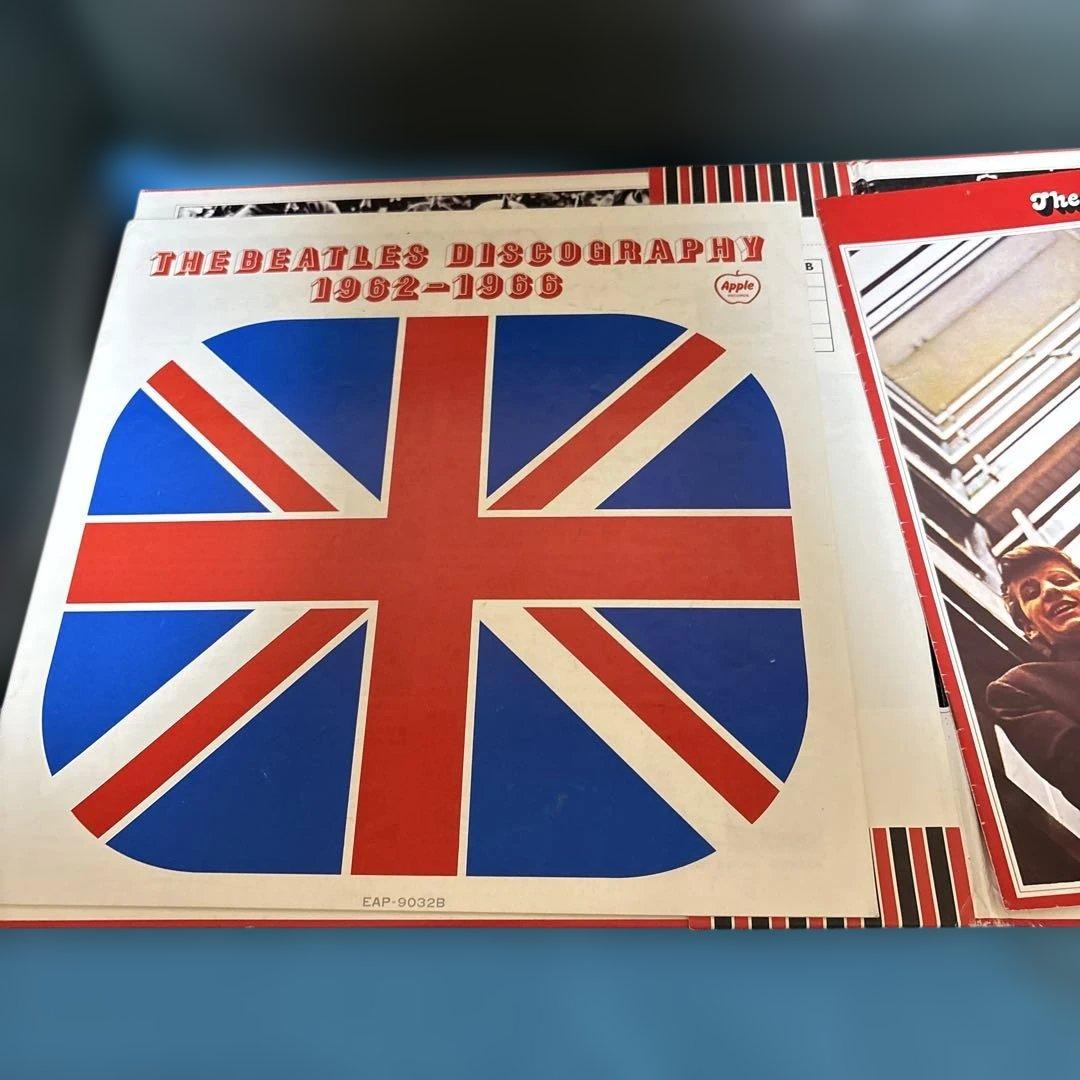 ビートルズと荒井由実とピンクレディーのLPレコードまとめて