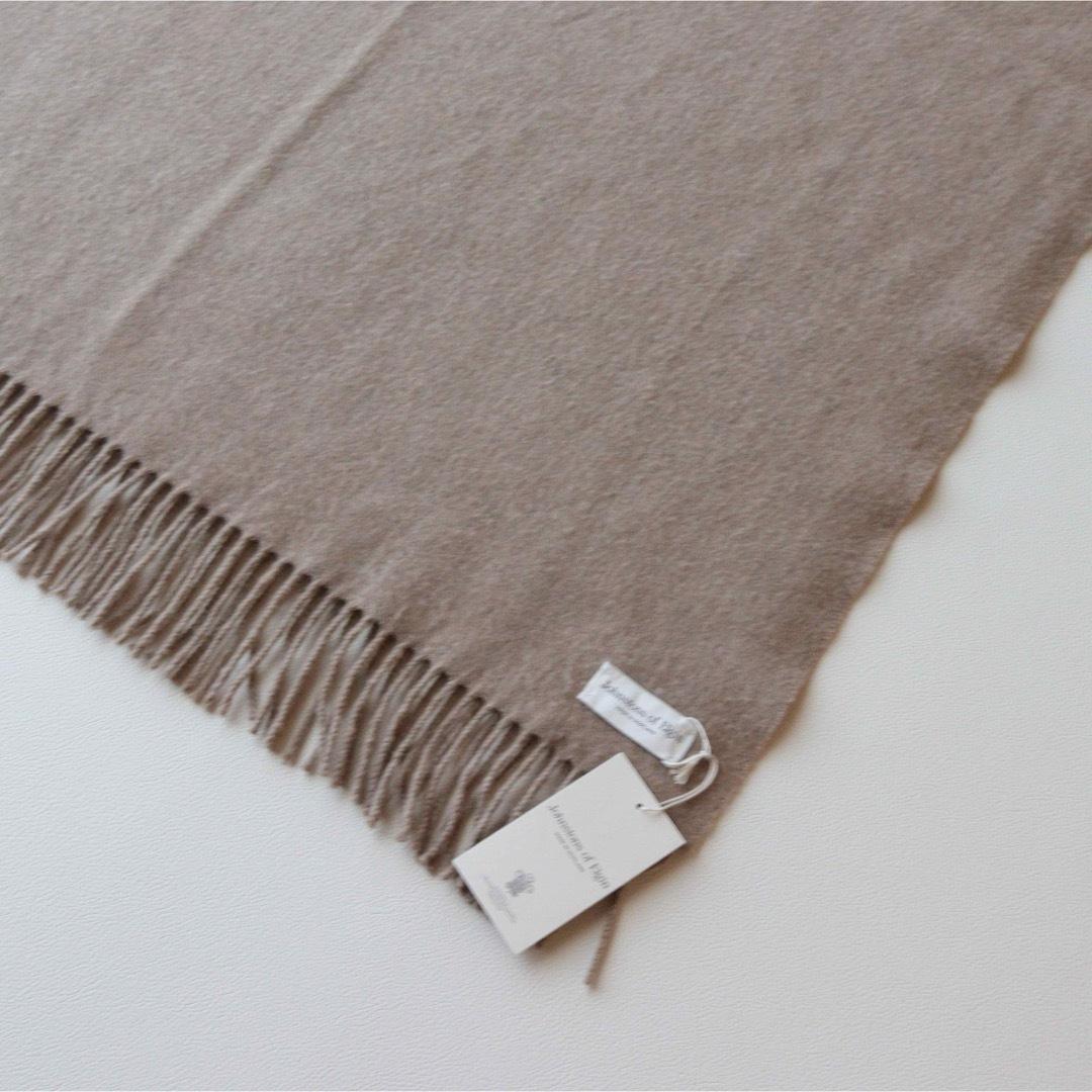 5405【美品　現行品】ジョンストンズ 大判ストール カシミヤ100％