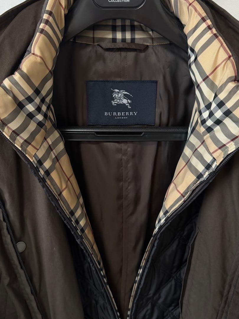 Burberry London バーバリー ハーフコート ライナー、フード付