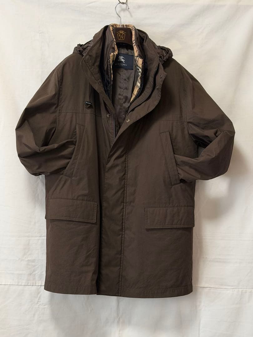 Burberry London バーバリー ハーフコート ライナー、フード付
