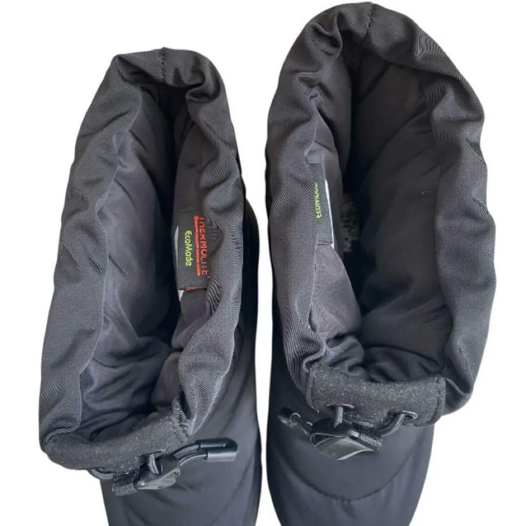 【美品】THE NORTH FACE 黒 ヌブシ スノーブーツ 25.0