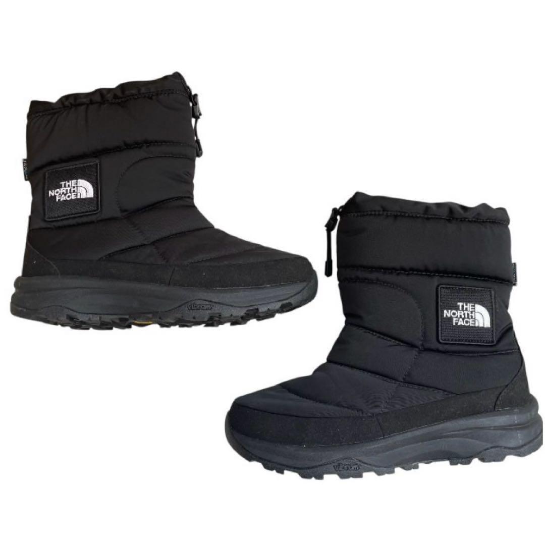 【美品】THE NORTH FACE 黒 ヌブシ スノーブーツ 25.0