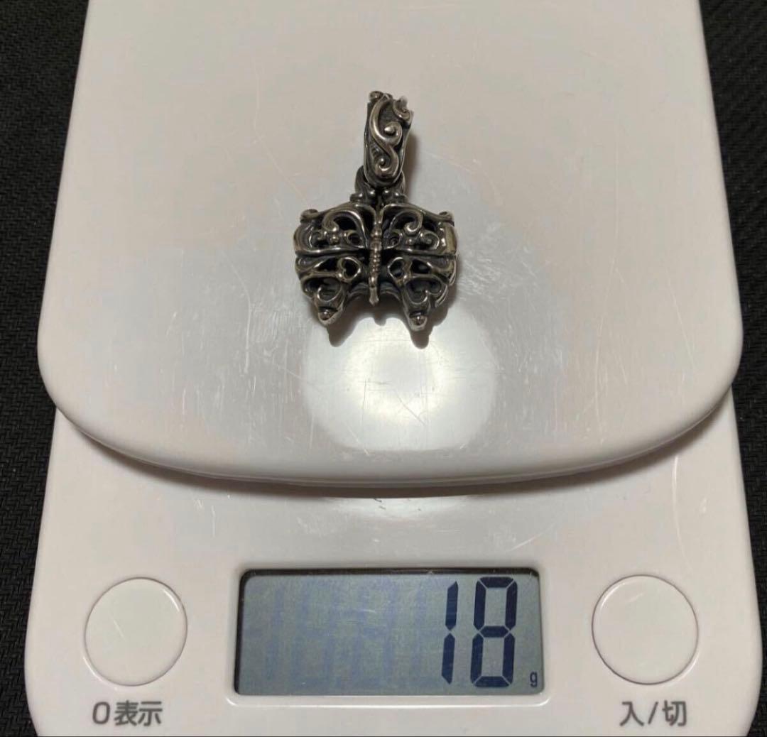 ほぼ未使用品！　ビルウォールレザー　バタフライ　ペンダント