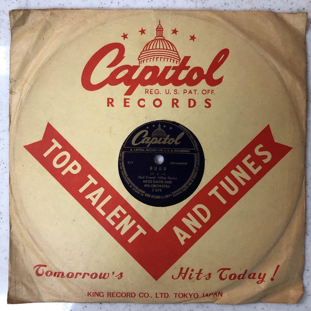 貴重‼︎78rpm マイルスデイヴィス MILES DAVIS SPレコード