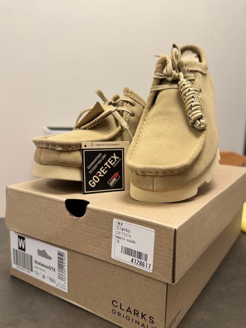 Clarks ワラビー/スエード Wallabee GTX/ ゴアテックス