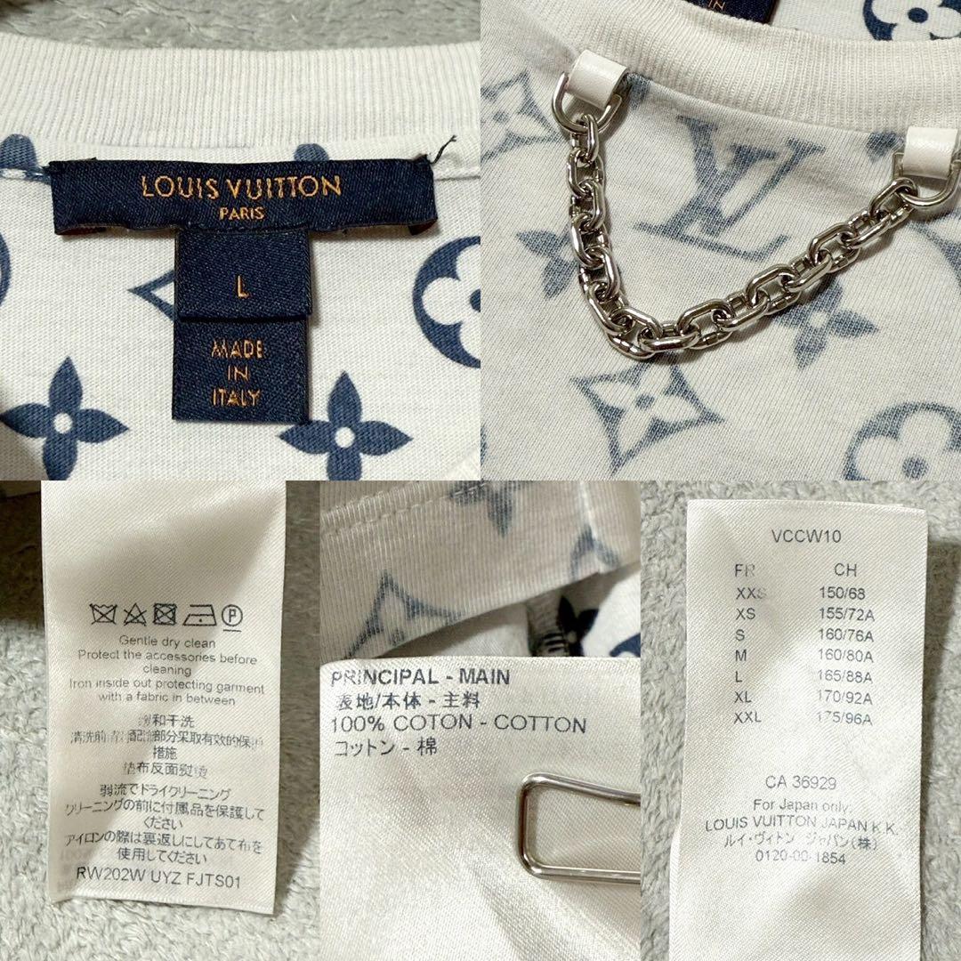 ルイヴィトン エスカルプリンテッドTシャツ モノグラム Lサイズ レディース