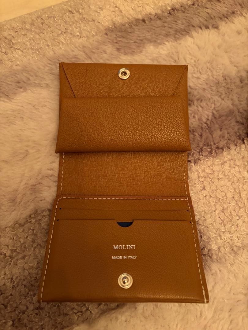 値下げ！！MOLINI 二つ折り財布 ブラウン