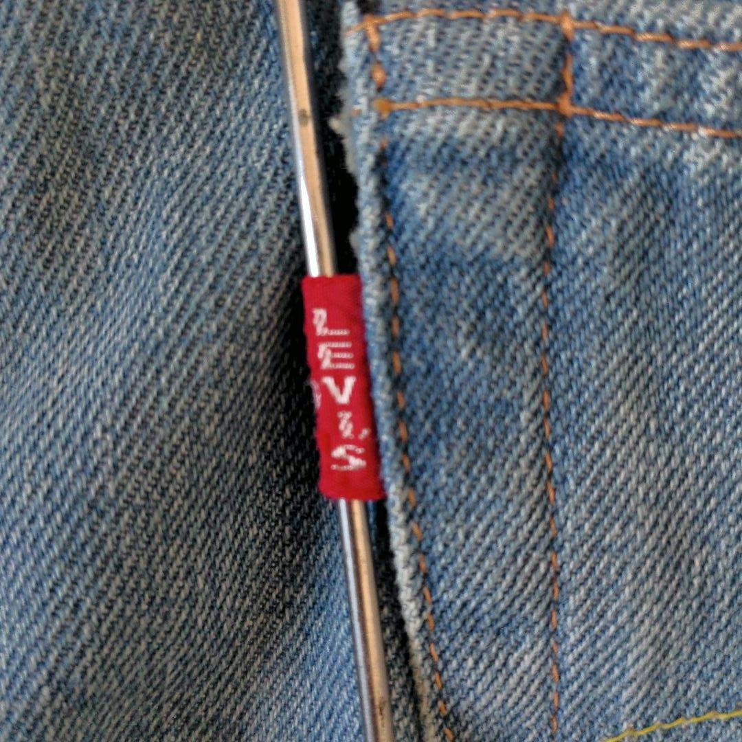 希少モデル！リーバイス 701 モンローデニム ピンクステッチセルビッジ W27