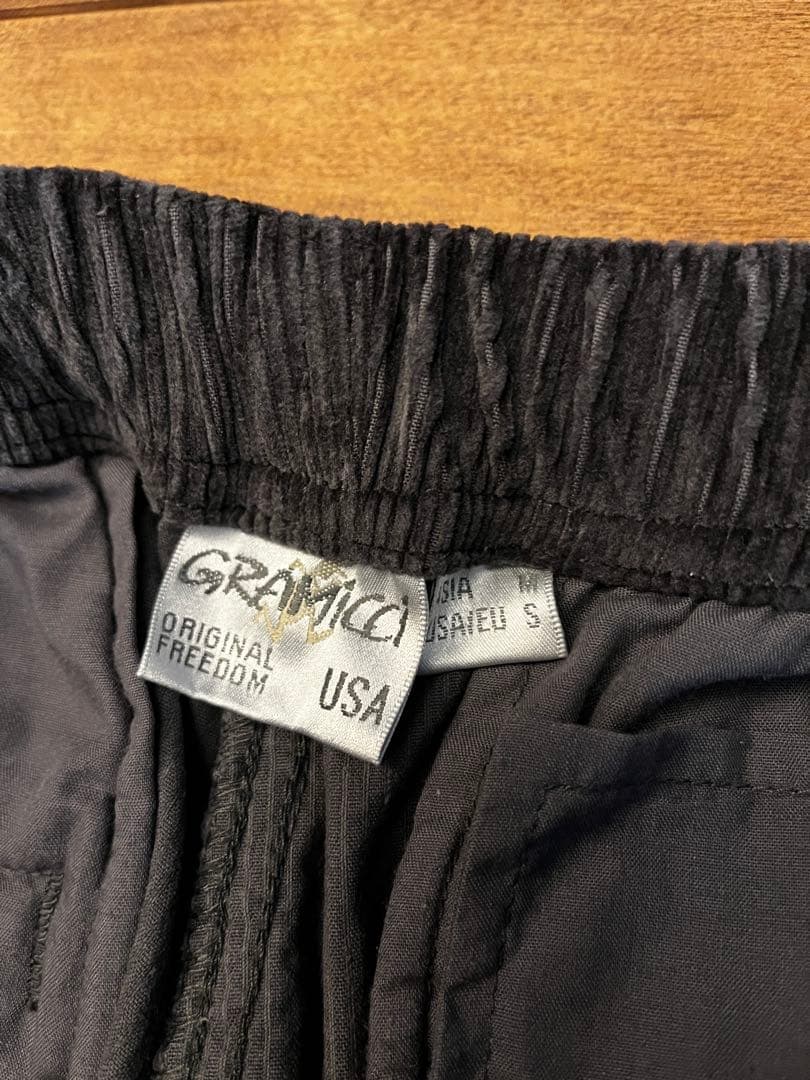 美品　グラミチ　GRAMICCI コーデュロイ　グレー