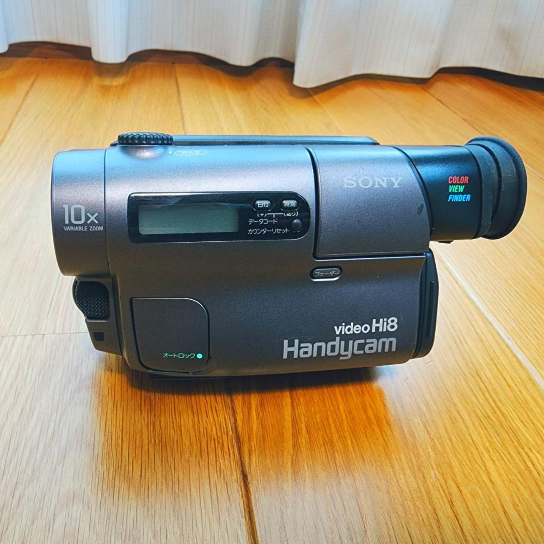 【動作確認済】 SONY Hi8 高画質 ビデオカメラ ACアダプタ セット