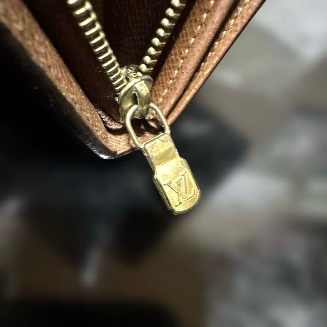 ⑤☆優良品☆ モノグラム♪Ｌ字型ファスナー財布