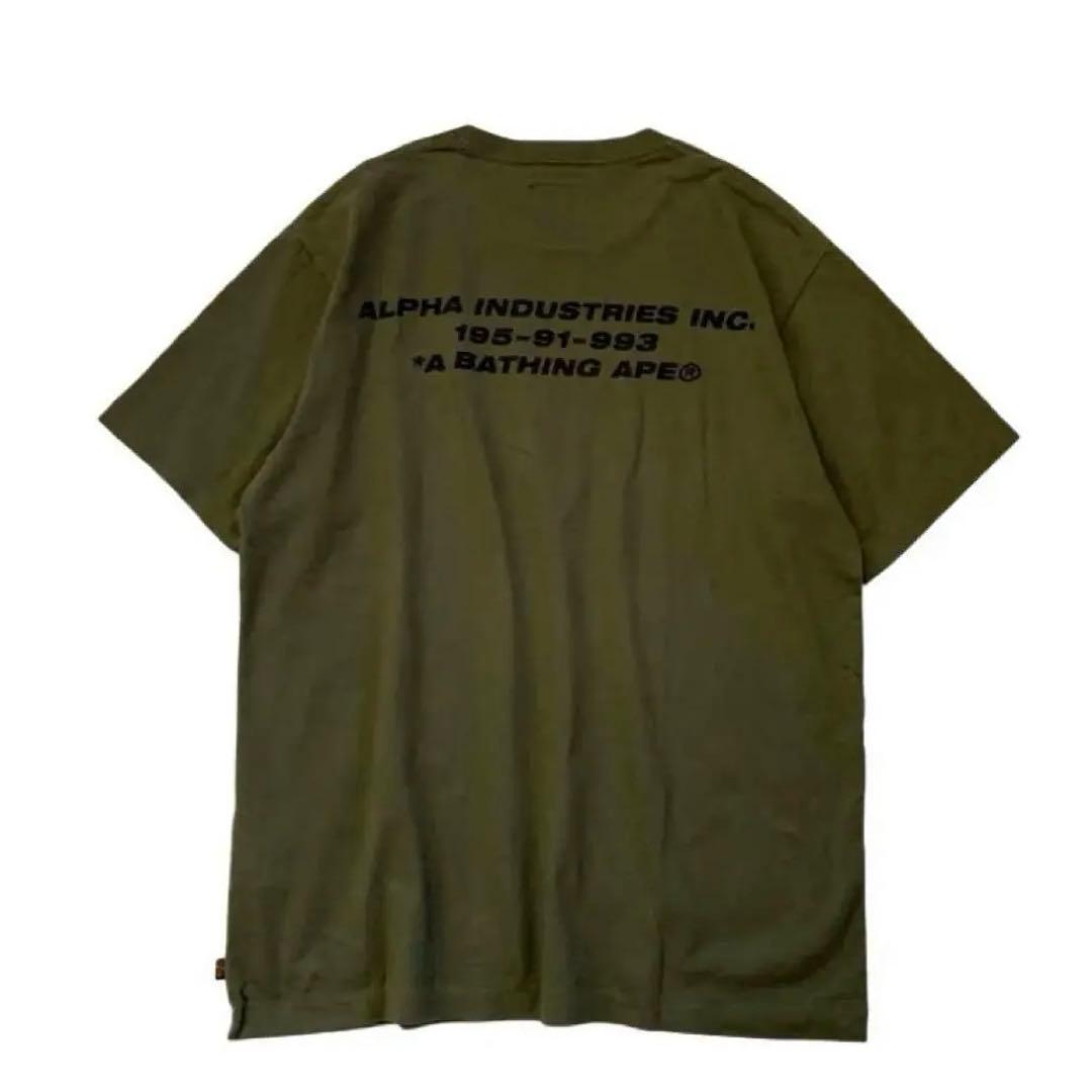 BAPE X ALPHA INDUSTRIES Tシャツ サイズL