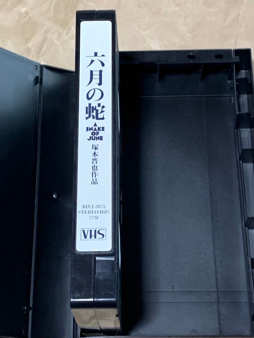 六月の蛇　塚本晋也監督作品　中古VHSビデオ　黒沢あすか　神足裕司　寺島進