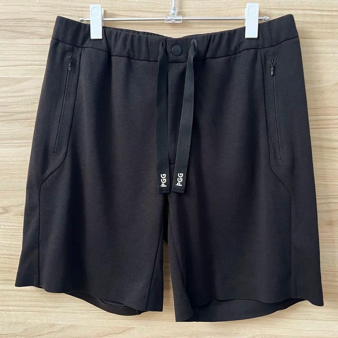 新品★PGG パーリーゲイツ 黒系セットアップ 長袖ハイネック＆ハーフパンツ 5