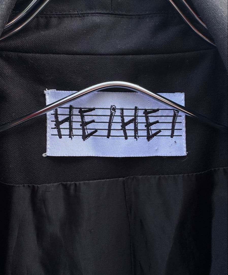 HEIHEI ヘイヘイ ローラペルジャケット テーラードジャケットBLACK