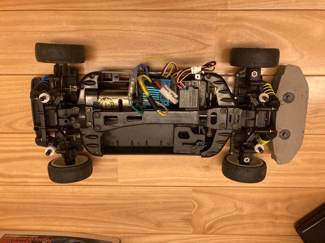 タミヤ1/10 RC TB-01 シャーシ オンロード仕様 希少 当時物 4WD