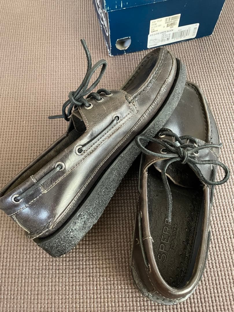 新品　SPERRY TOPSIDER レザーデッキシューズ　US9.5